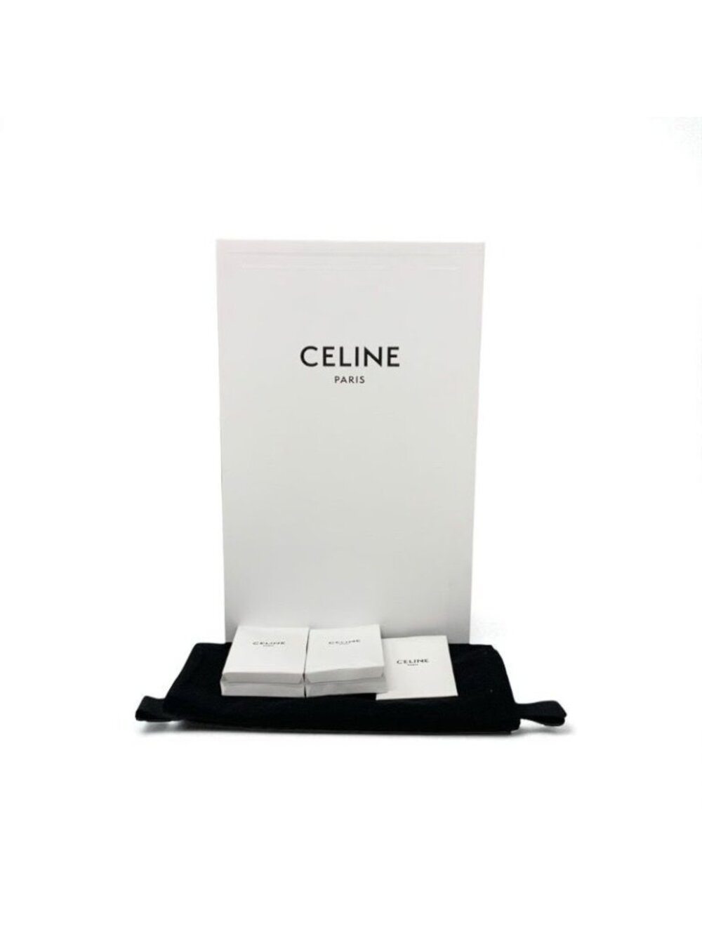 Celine Sneakers Shoes Leather White Blue Logo - Picture 11 of 11